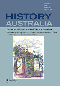 Cover image for History Australia, Volume 19, Issue 1, 2022