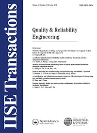Cover image for IISE Transactions, Volume 50, Issue 10, 2018