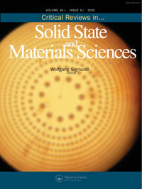 Cover image for Critical Reviews in Solid State and Materials Sciences, Volume 45, Issue 6, 2020