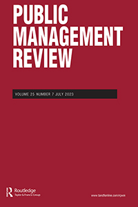 Cover image for Public Management Review, Volume 25, Issue 7, 2023