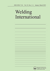 Cover image for Welding International, Volume 33, Issue 1-3, 2019