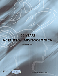 Cover image for Acta Oto-Laryngologica, Volume 139, Issue 7, 2019
