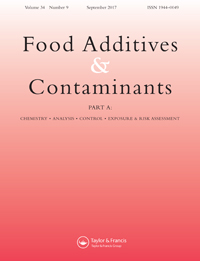 Cover image for Food Additives & Contaminants: Part A, Volume 34, Issue 9, 2017
