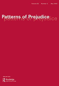 Cover image for Patterns of Prejudice, Volume 50, Issue 2, 2016