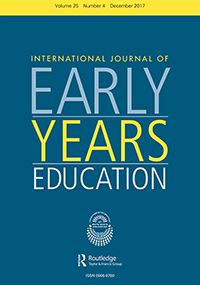 Cover image for International Journal of Early Years Education, Volume 25, Issue 4, 2017