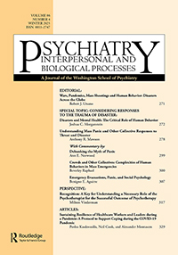 Cover image for Psychiatry, Volume 86, Issue 4, 2023