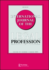 Cover image for International Journal of the Legal Profession, Volume 7, Issue 3, 2000