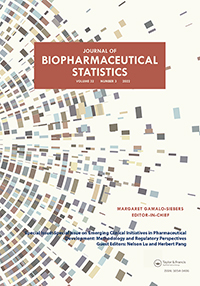 Cover image for Journal of Biopharmaceutical Statistics, Volume 32, Issue 3, 2022