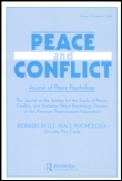 Cover image for Peace and Conflict: Journal of Peace Psychology, Volume 17, Issue 3, 2011