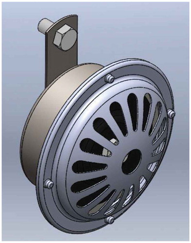 Figure 3. Redesigned Horn Assembly