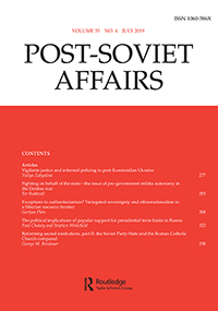 Cover image for Post-Soviet Affairs, Volume 35, Issue 4, 2019