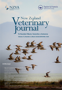 Cover image for New Zealand Veterinary Journal, Volume 72, Issue 2, 2024