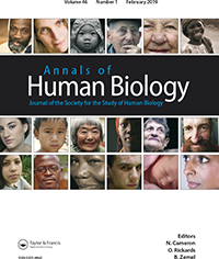 Cover image for Annals of Human Biology, Volume 46, Issue 1, 2019