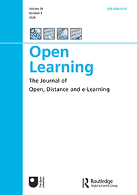 Cover image for Open Learning: The Journal of Open, Distance and e-Learning, Volume 39, Issue 3, 2024