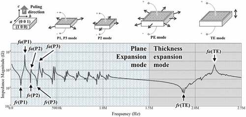 Figure 2. Detailed vibration mode and frequency spectrum for parametric estimation.