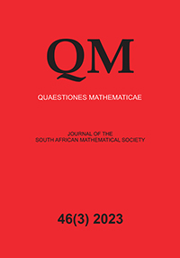 Cover image for Quaestiones Mathematicae, Volume 46, Issue 3, 2023
