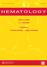 Cover image for Hematology, Volume 21, Issue 3, 2016