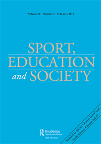 Cover image for Sport, Education and Society, Volume 22, Issue 1, 2017
