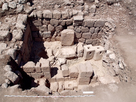 Figure 10. The excavated oil press in Trench B (Danish-German Jerash North-west Quarter Project).