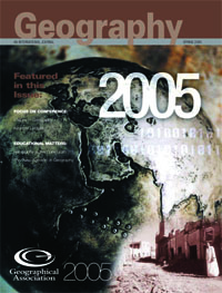 Cover image for Geography, Volume 90, Issue 1, 2005