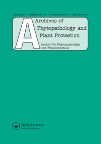 Cover image for Archives of Phytopathology and Plant Protection, Volume 52, Issue 17-18, 2019