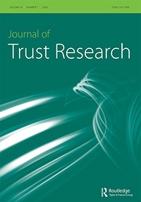 Cover image for Journal of Trust Research, Volume 10, Issue 1, 2020