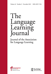 Cover image for The Language Learning Journal, Volume 43, Issue 3, 2015