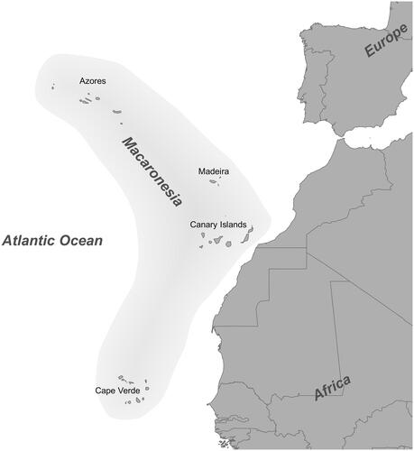 Figure 1. The Macaronesia region.