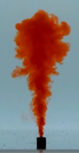 Figure 1. A laboratory plume. Photograph courtesy Andy Woods.