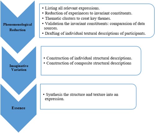 Figure 1. Steps of data analysis.