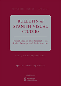 Cover image for Bulletin of Spanish Visual Studies, Volume 8, Issue 1, 2024