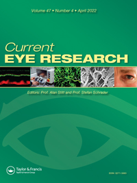 Cover image for Current Eye Research, Volume 47, Issue 4, 2022