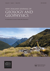 Cover image for New Zealand Journal of Geology and Geophysics, Volume 59, Issue 1, 2016