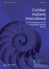 Cover image for Cochlear Implants International, Volume 23, Issue 3, 2022
