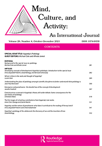 Cover image for Mind, Culture, and Activity, Volume 28, Issue 4, 2021