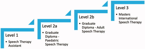 Figure 3. The stepped speech therapy curricula were developed for China.