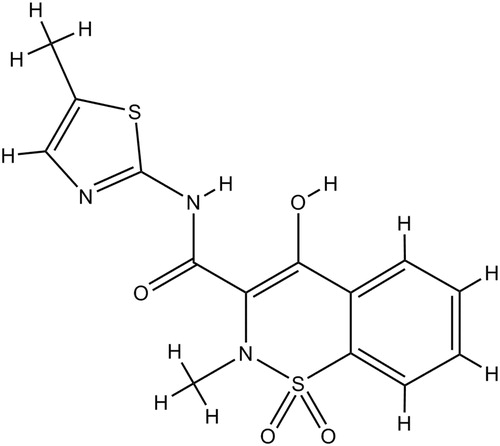 Figure 1. Structure of meloxicam.