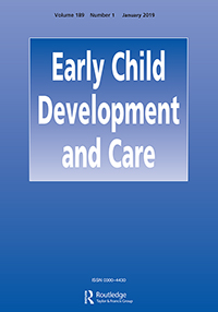 Cover image for Early Child Development and Care, Volume 189, Issue 1, 2019