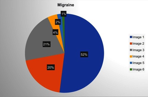 Figure 5 Image selection by participants with migraine.
