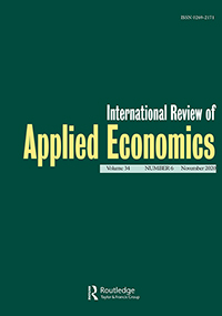 Cover image for International Review of Applied Economics, Volume 34, Issue 6, 2020