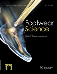Cover image for Footwear Science, Volume 14, Issue 3, 2022