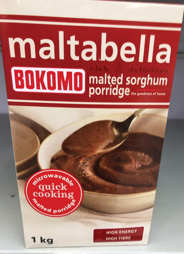 Figure 1. A box of Maltabella malted sorghum porridge (Source: Author’s Own).