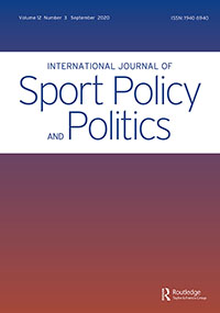 Cover image for International Journal of Sport Policy and Politics, Volume 12, Issue 3, 2020