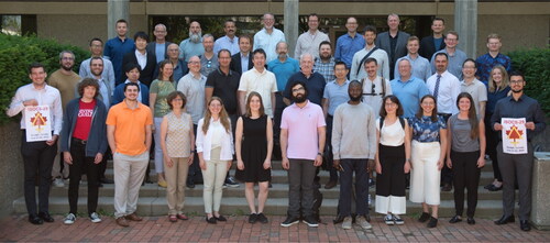 Figure 4. In-person attendees on the campus of the University of Guelph.