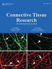 Cover image for Connective Tissue Research, Volume 58, Issue 5, 2017