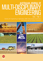Cover image for Australian Journal of Multi-Disciplinary Engineering, Volume 7, Issue 1, 2009