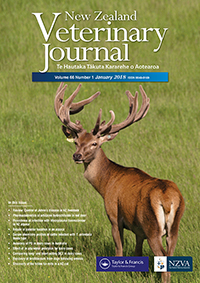 Cover image for New Zealand Veterinary Journal, Volume 66, Issue 1, 2018