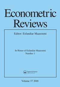 Cover image for Econometric Reviews, Volume 37, Issue 1, 2018