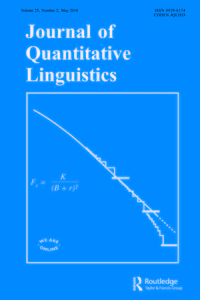 Cover image for Journal of Quantitative Linguistics, Volume 25, Issue 2, 2018