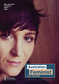 Cover image for Australian Feminist Law Journal, Volume 42, Issue 1, 2016